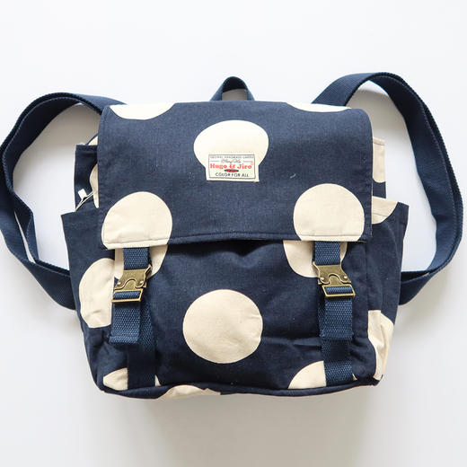 HUJI祤集Carton小盒子双肩包插画大大大波点 商品图2