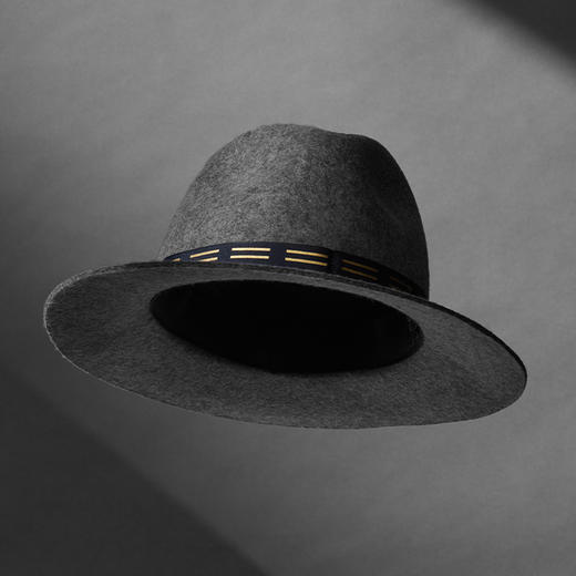 爵士帽 I 灰色羊毛 l Fedora 商品图7