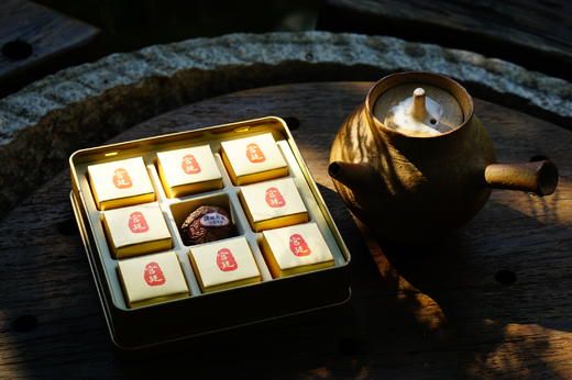 澜沧古茶2020年宫廷丹珠9粒装普洱茶熟茶盒装72g 商品图2