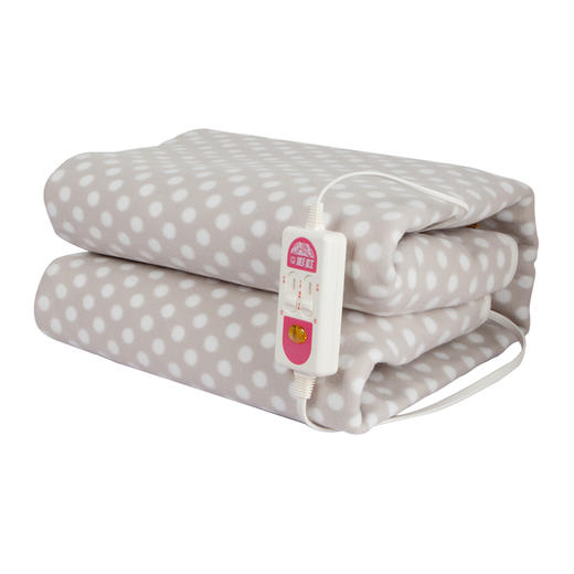 彩虹(宽1.30*长1.60米）全线路安全保护双控双温电热毯双人舒适绒 1322【花色随机】 商品图4