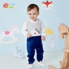贝贝怡婴幼儿男童保暖洋气连身衣哈衣爬服连体衣 商品缩略图0