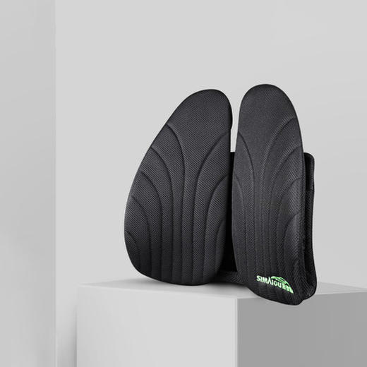德国斯麦欧双翼3D人体工学环保靠垫 汽车腰靠 办公室护腰靠垫 商品图0