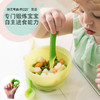 *Olababy婴儿碗勺套装辅食碗可蒸煮宝宝硅胶软勺子小绿芽吃饭餐具（餐具属个人卫生产品，一经拍下不支持七天无理由退换货） 商品缩略图6