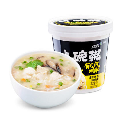 立兴45g上碗粥 冻干香菇鸡肉粥 商品图0