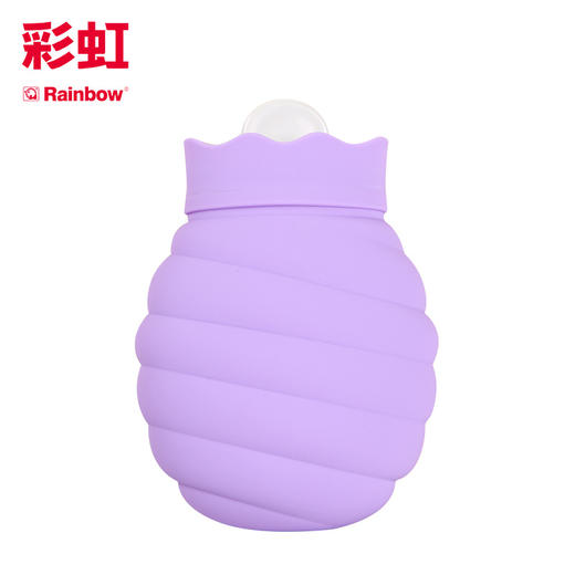 彩虹硅胶暖水袋 312/313颜色随机  赠送套子面料颜色随机发货 商品图5