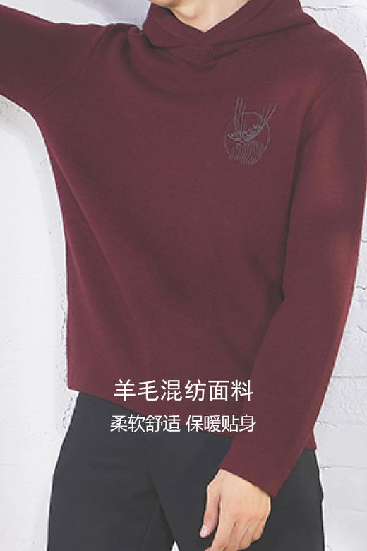 callisto羊毛混纺连帽毛衣 FPKNW091Y 商品图5