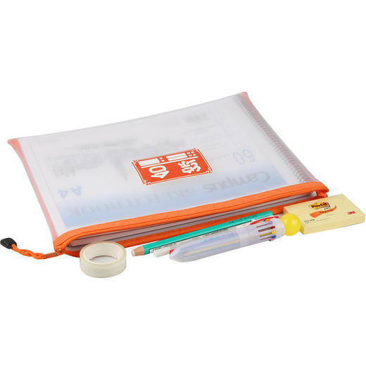 UNISUN 彩色/透明拉边袋文件袋四色可选 颜色随机 商品图14