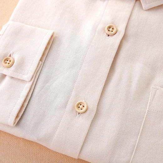 丨有机丨素道女式衬衫 敦煌有机彩棉 100%棉 春秋冬时尚简约 舒适百搭 靓丽女性美 可休闲可商务 商品图4