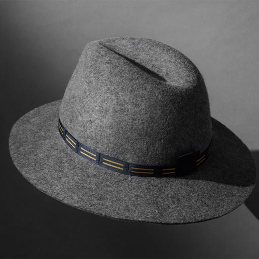 爵士帽 I 灰色羊毛 l Fedora 商品图8