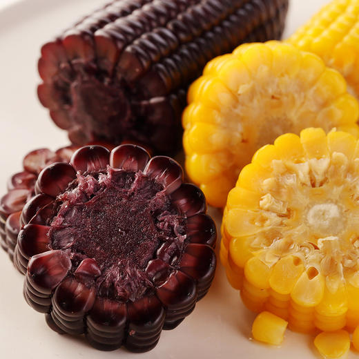 新疆三工滩有机糯玉米 8根/箱  4根黄糯+2根彩糯+2根黑糯💯【新疆名优特品牌】 商品图4