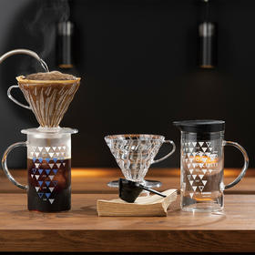 【HARIO】手冲咖啡壶套装V60滤杯滤纸可变色咖啡分享壶VDSS