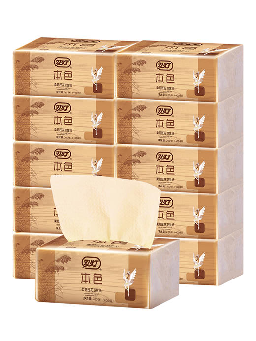 F双灯柔韧压花卫生纸（200张） 商品图0