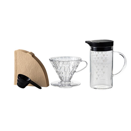 【HARIO】手冲咖啡壶套装V60滤杯滤纸可变色咖啡分享壶VDSS 商品图1