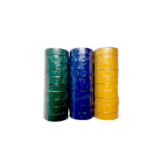 舒氏红黄蓝黑白绿电工胶布/胶带70*24 商品图0