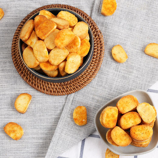 零食铺子 御食园 京味馍样儿 馍丁 208g/袋 火鸡味 鸡蛋原味 牛肉味 孜然味 商品图1