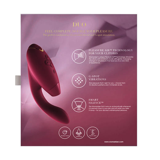 德国Womanizer豹美人 梦潮二代双头G按摩 舔吸器按摩成人情趣性用品 商品图1