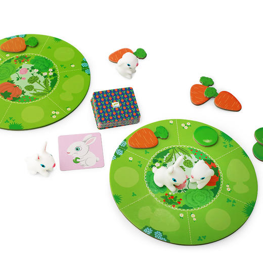 DJECO低幼益智小桌游小兔子大丰收 商品图8
