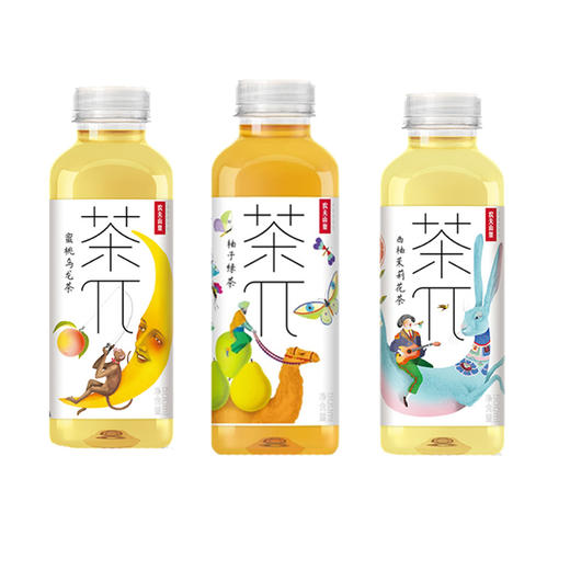 农夫山泉茶派茶饮料茶π500ml15瓶蜜桃乌龙茶果味茶饮料整箱饮料