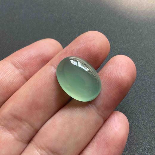 高冰种晴水绿翡翠大蛋面 商品图7