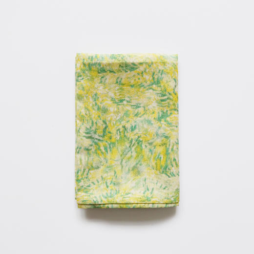 HUGOJIRO小方巾插画莫奈花园 商品图2