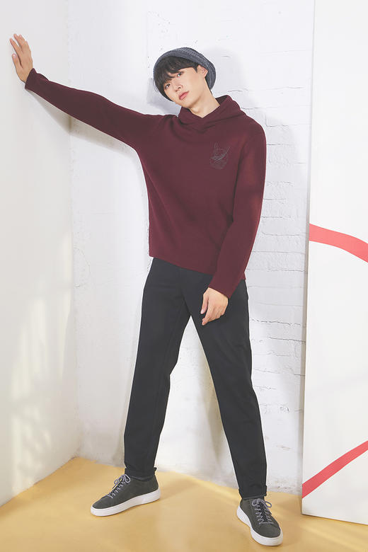 callisto羊毛混纺连帽毛衣 FPKNW091Y 商品图2