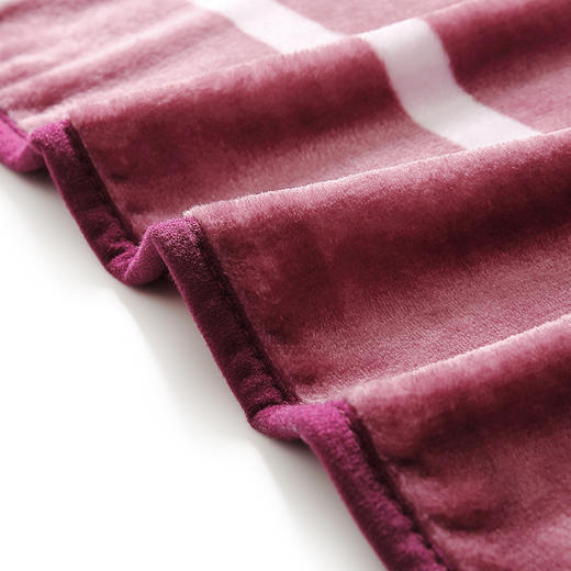 KRT-011 多彩虎头毯（粉） 商品图1