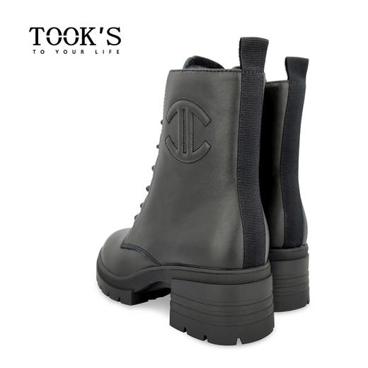 新款女马丁靴皮靴军靴at6086 - tooks 图卡