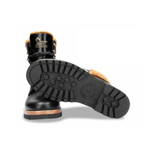 #断码特价36码#西班牙原产时尚舒适羊毛款皮毛一体女士皮靴P03LBB3（高品质纯天然羊毛内衬） 商品图2