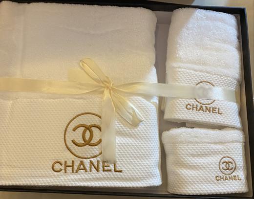 香奈儿浴巾套装礼盒装
