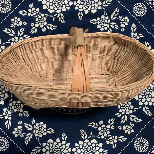 五峰印象手工竹艺手提桥篮 商品图0