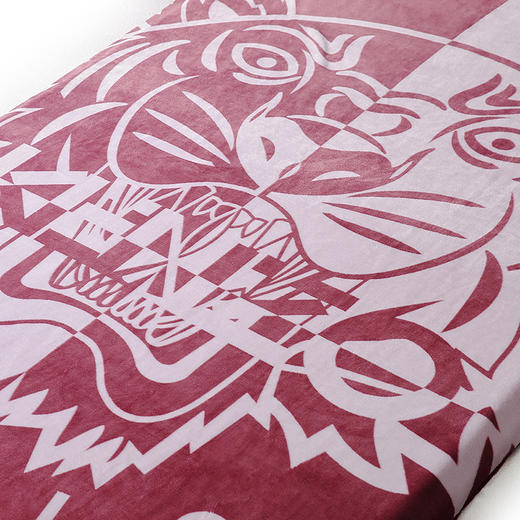 KRT-011 多彩虎头毯（粉） 商品图2