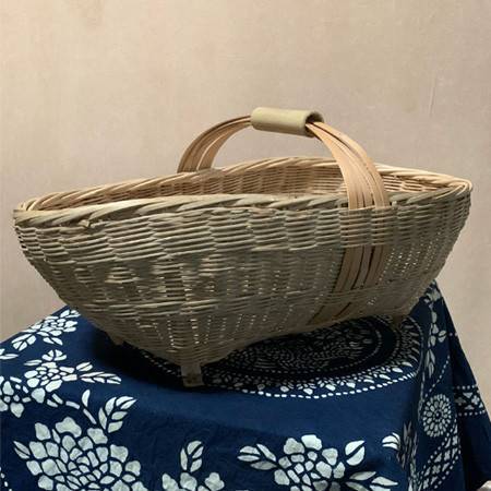 五峰印象手工竹艺手提桥篮 商品图1