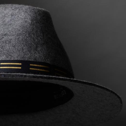 爵士帽 I 灰色羊毛 l Fedora 商品图6