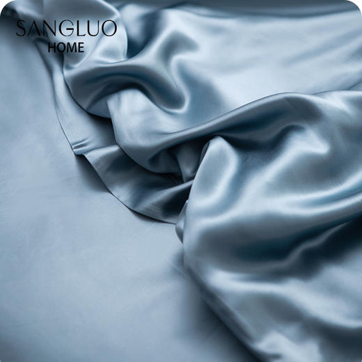 【凝】SANGLUO桑罗真丝被套单件22姆米养肤SPA床品桑蚕丝绸双人被套 商品图0
