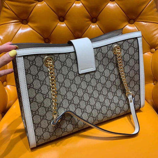 【二】GUCCI 古驰 Padlock系列GG中号肩背包 混色 479197 KHNKG 9761 商品图3