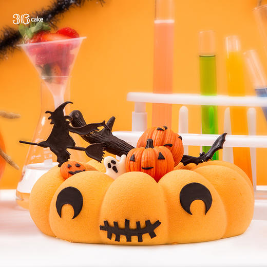 【万圣节专款蛋糕】女巫的礼物-草莓白巧慕斯 商品图0