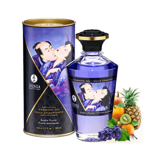 【经典爆品！！】加拿大SHUNGA春画 热感按摩油亲密之吻全身体润滑推油spa 成人 男用女用成人情趣用品100ml 商品图2