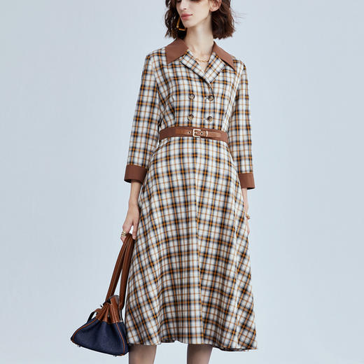 裁缝学苑AG97长袖连衣裙纸样秋冬服装纸样女装衣服衬衫裙打版裁剪 商品图0