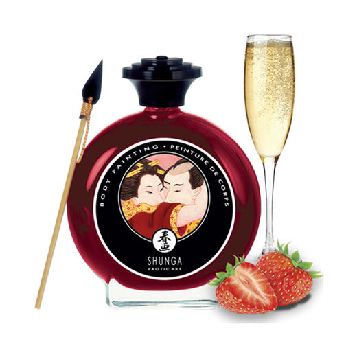 【经典爆款】加拿大 SHUNGA 春画原装进口人体情趣彩绘可食成人前戏SM另类情趣用品 商品图2