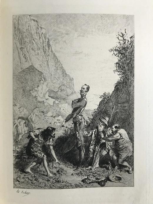 1892年 堂吉诃德(全4卷) 38幅插图 漆布精装18开