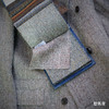 Hardy Minnis Harris Tweed Cheviot 羊毛人字纹咖啡色马球大衣 商品缩略图11