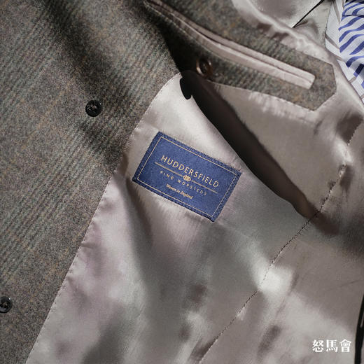 Hardy Minnis Flannel 英式法兰绒绿色马球大衣 商品图10