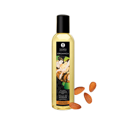 原装进口 SHUNGA春画天然情趣按摩油240ml可舔食用于私处按摩精油 商品图2