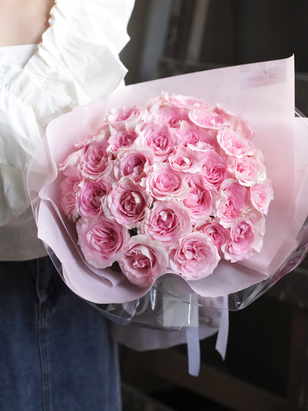 洛神【你的名字 ，是我见过zui短的情诗】简小姐精选  “玫瑰中的爱马仕” A级新品 浪漫水粉色奥斯汀玫瑰  洛神9+1枝(防花损） 2束包邮 下单后72小时内发货