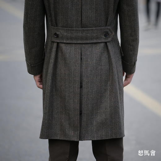Hardy Minnis Flannel 英式法兰绒绿色马球大衣 商品图7