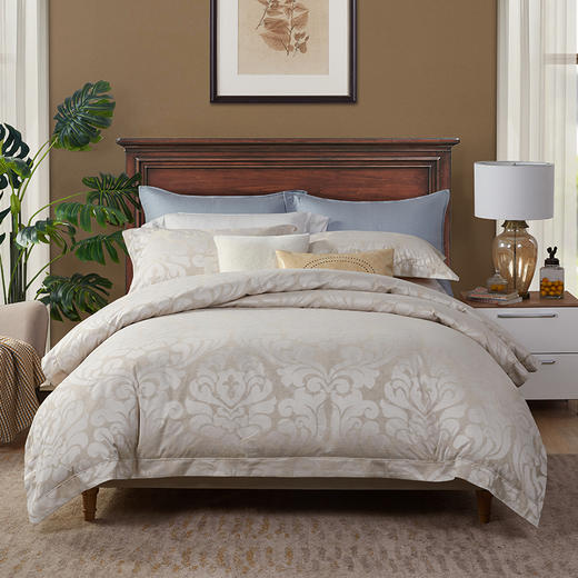 意大利进口埃及长绒棉四件套 洛里 商品图0