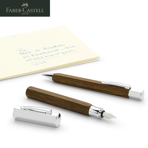 德国辉柏嘉 Ondoro系列 烟熏橡木钢笔 商品图5