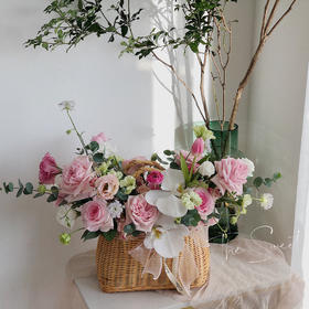 花艺 柔光 · 花篮