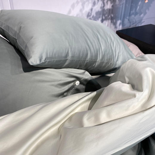 京彩纯棉素色拼色四件套 商品图6