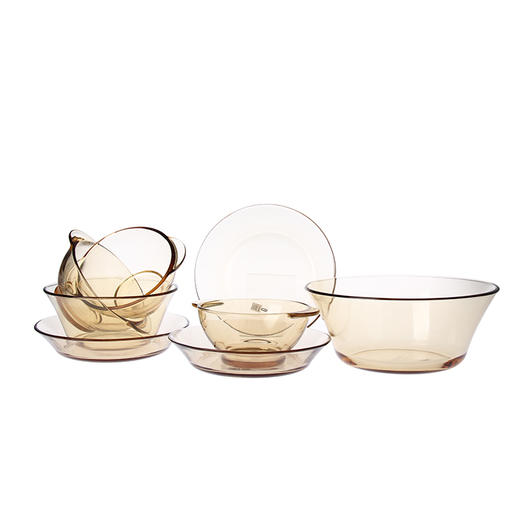 美国康宁百丽餐具八件组8db饭碗3面碗1汤碗1小碟3